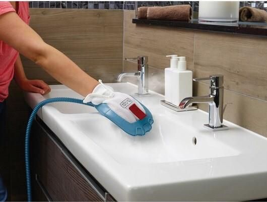 Black&Decker Mop parowy z rękawicą parową (FSMH13151SM-QS) - zdjęcie 16 Black&Decker Mop parowy z rękawicą parową (FSMH13151SM-QS)