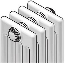 Zdjęcie Zehnder Charleston 5 350x1472 32 el. - Legnica