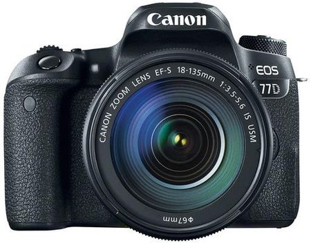 Canon EOS 77D Czarny + 18-135mm