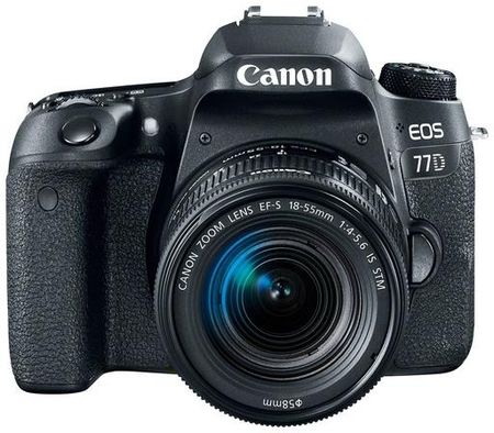 Canon EOS 77D Czarny + 18-55mm