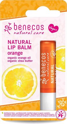 Benecos Naturalny Balsam do Ust Orange 4,8g