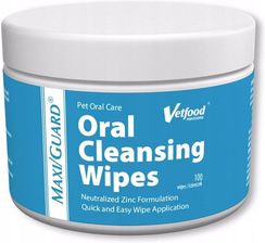 Vetfood Maxi/Guard Oral Cleansing Wipes 100Szt
