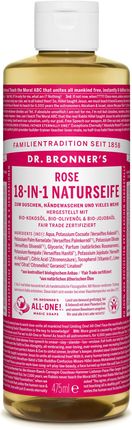 Dr. Bronner S 18w1 Naturalne Mydło z Różą 475ml