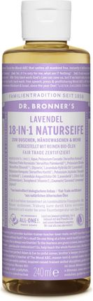 Dr. Bronner S 18w1 Naturalne Mydło z Lawendą 240ml