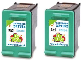 DrTusz Zamiennik dla HP Photosmart 2600 dwupak Kolorowe (DTAH343D2600)