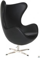 D2 Fotel Jajo Czarna Skóra 06 Premium