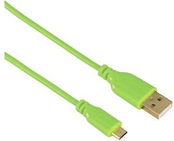 Hama Flexi-Slim micro-USB USB 2.0 zielony (135702)