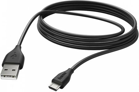 Hama Micro USB 3 m czarny (173788)