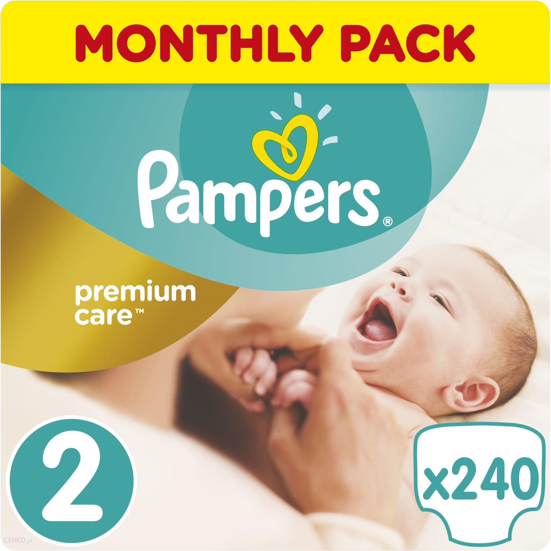 Pampers Pieluchy Premium Care MSB rozmiar 2 240Szt.