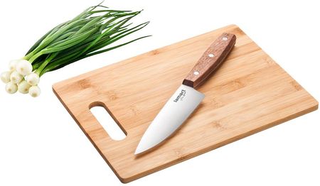 Lamart Bamboo Deska do krojenia z nożem kuchennym (LT2059)