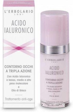 Lerbolario Kwas Hialuronowy krem pod oczy potrójne działanie 30ml