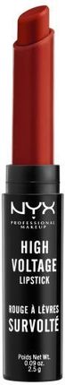 NYX Professional Makeup High Voltage Lipstick Szminka do ust Burlesque 2,5 g