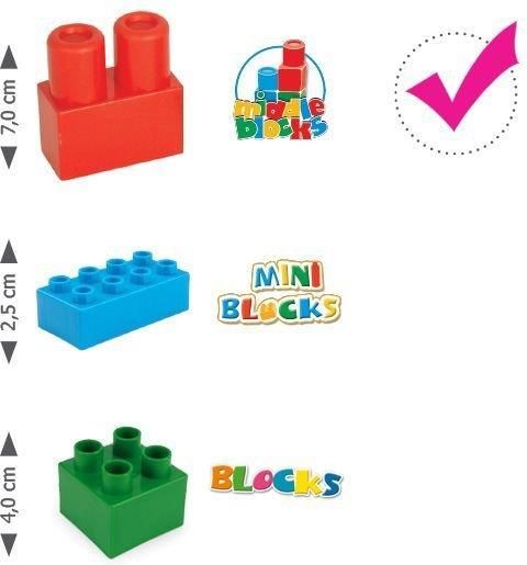 Wader Klocki Middle Blocks - Zestaw Big 70el. - ceny i opinie - Ceneo.pl
