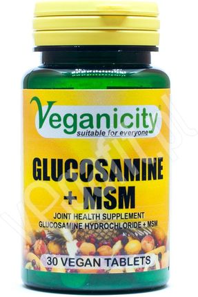 Veganicity Glukozamina HCL + MSM 30 tabl.