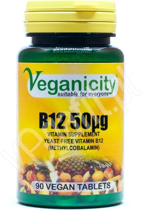 Veganicity Witamina B12 50mcg 90 tabl.
