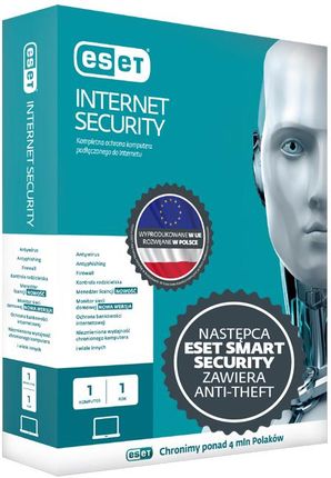 Eset Internet Security 1PC/2Lata Odnowienie (ESD1U24MR)