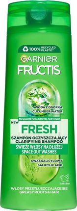 Garnier Fructis Fresh szampon oczyszczający do włosów przetłuszczających się 250 ml