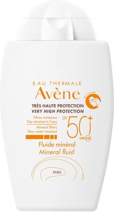 Avene Bardzo wysoka ochrona fluid mineralny SPF 50+ 40ml