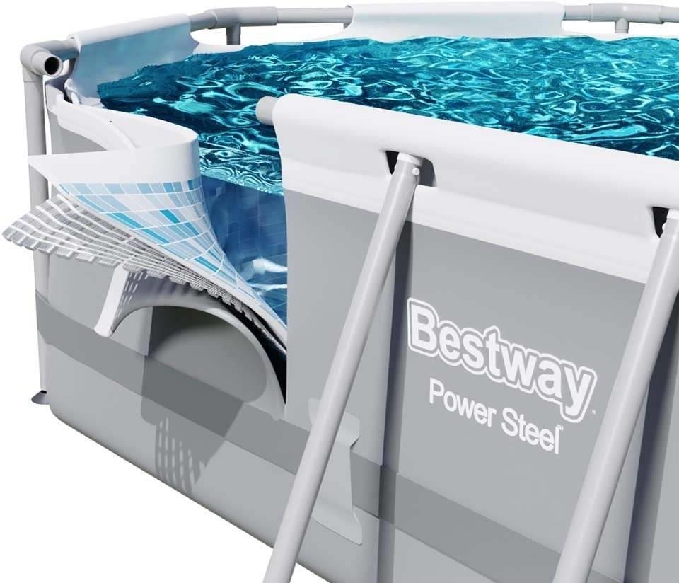Bestway Basen Stelażowy 424x250x100cm 56620 - zdjęcie 3 Bestway Basen Stelażowy 424x250x100cm 56620