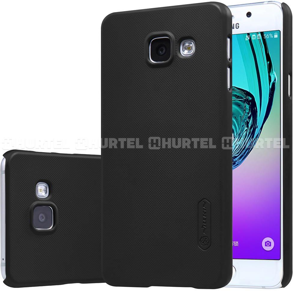 Nillkin Super Frosted Shield Samsung Galaxy A3 2016 A310 + Folia Ochronna Czarny - Etui na