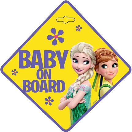 Seven Disney Kraina Lodu Tabliczka Ostrzegawcza Baby On Board (9611)