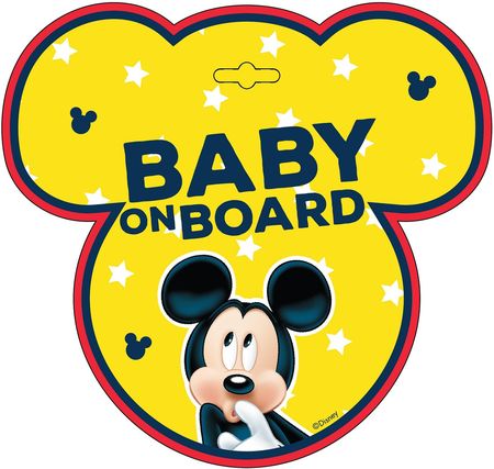 Seven Disney Myszka Miki Tabliczka Ostrzegawcza Baby On Board (9612)