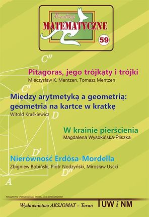 Miniatury matematyczne 59 Pitagoras, jego trójkąty
