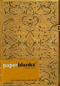 Paperblanks Notatnik Mini Gold Inlay w linie 