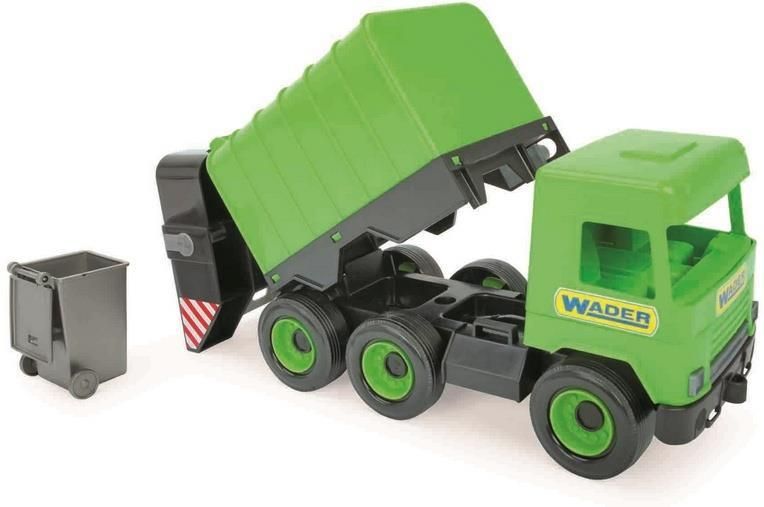 Wader Middle Truck śmieciarka Zielona 32103