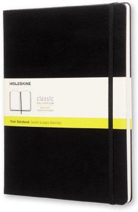 Prime Line Notes Moleskine XL (19x25cm) gładki, czarna twarda oprawa, 192 strony 