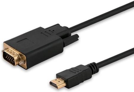 Savio Kabel/Adapter HDMI M - VGA M 1,8m (CL-103)