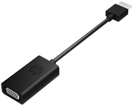 HP HDMI - VGA, czarny (X1B84AAABB)