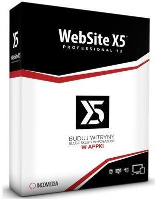 Incomedia WebSite X5 Professional 13 PL BOX (WEBSITEPRO13PL)