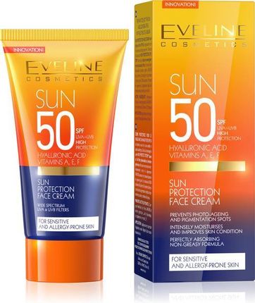 Eveline Sun Protection Face Cream Krem do Twarzy Spf50 50ml