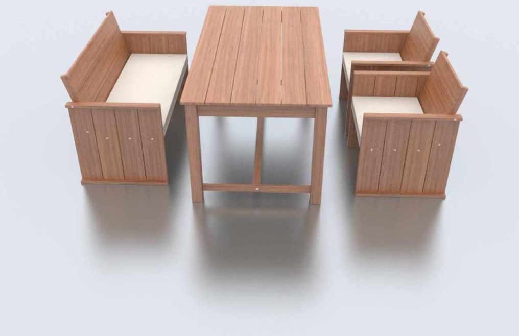 Zestaw mebli ogrodowych Rattan Outdoor Furniture Germany Zestaw Villa