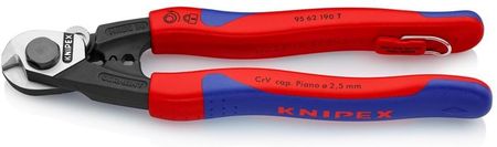 Knipex Nożyce do lin stalowych z zaczepem zabezpieczającym 95 62 190 T BK 9562190TBK