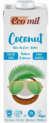 Ecomil Napój Kokosowy Niesłodzony Z Wapniem Bio 1L