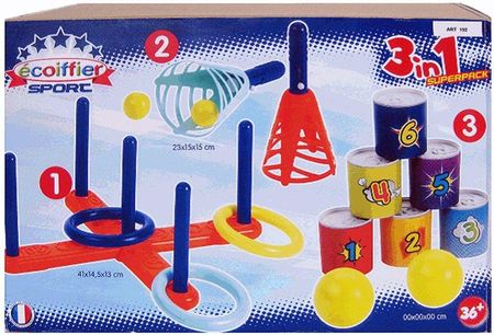 Jeu De Boccia Simba - Pétanque Adaptée, Boules Lestées, Multicolore