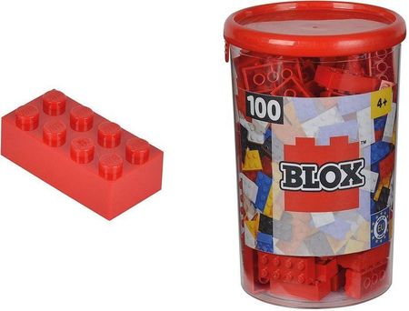 Simba Blox Klocki 100 el. czerwone (104118905) 