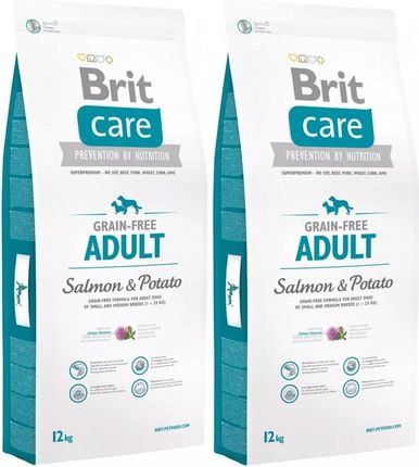 brit care salmon & potato 12kg