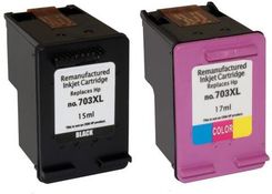 Superbulk B-H703Bk/C Zamiennik HP 703XL KOMPLET (BH703BKC)