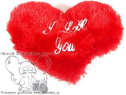Poduszka Serce 17cm Plusz I Love You Walentynki Opinie I