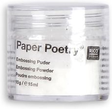 Zdjęcie Rico Design puder do embossingu 10g biały matowy - Płock