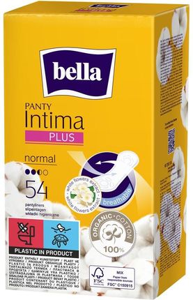 TZMO Wkładki higieniczne Bella Panty Intima Plus Normal 54 szt.