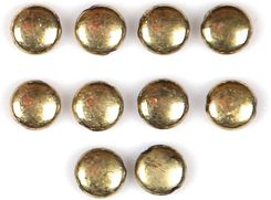 Zdjęcie Rico Design nity okrągłe 10szt złote - Sierpc