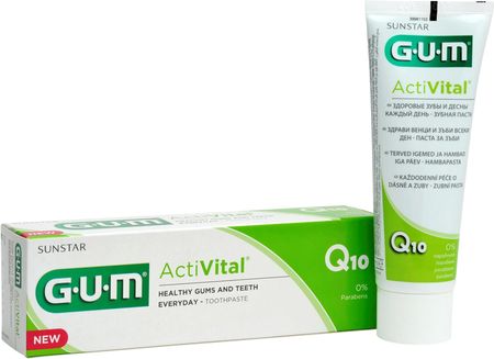GUM ActiVital Pasta do zębów z koenzymem Q10 i antyoksydantami 75ml
