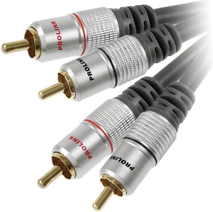 Prolink Exclusive TCV 4270 1.8m kabel 2 RCA - 2 RCA