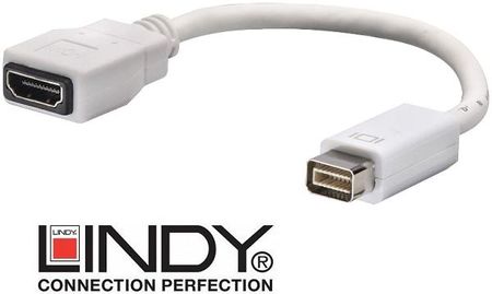 Lindy Adapter (przejściówka) mini DVI - HDMI 41001 0.2m