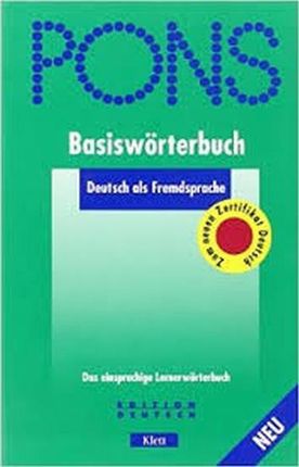 Basisworterbuch Deutsch Als Fremdsprache Pons