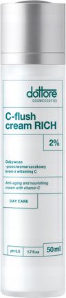 Krem Dottore C flush Cream Rich Odżywczo-przeciwzmarszczkowy z witaminą C na dzień i noc 50ml